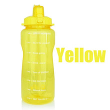 Load image into Gallery viewer, 1 Gallon Plastic Water bottle with Straw