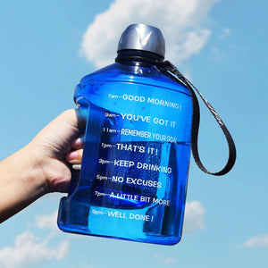 Cute Clear Gallon Plastic Water Bottle