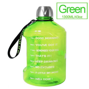 Cute Clear Gallon Plastic Water Bottle