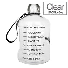 Load image into Gallery viewer, Cute Clear Gallon Plastic Water Bottle