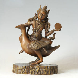 Bronze Brahma with Swan