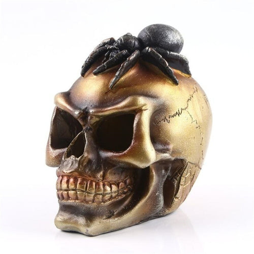 Spider Skull Head Statue