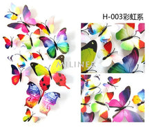 Load image into Gallery viewer, 3d Butterfly wall deco