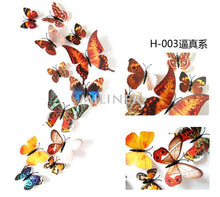 Load image into Gallery viewer, 3d Butterfly wall deco