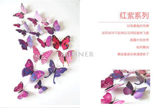 Load image into Gallery viewer, 3d Butterfly wall deco