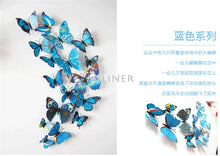 Load image into Gallery viewer, 3d Butterfly wall deco