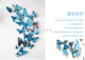 3d Butterfly wall deco