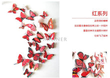 Load image into Gallery viewer, 3d Butterfly wall deco