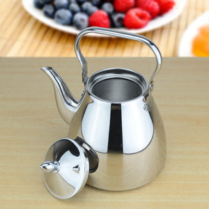 Simple style stainless steel teapot