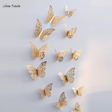 Load image into Gallery viewer, 3D Hollow Butterfly Wall Stickers