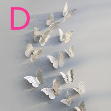 Load image into Gallery viewer, 3D Hollow Butterfly Wall Stickers