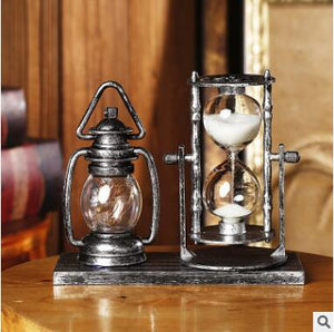 Hourglass light retro lamp