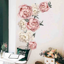 Load image into Gallery viewer, Peony Rose Flowers Wall Sticker