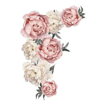 Load image into Gallery viewer, Peony Rose Flowers Wall Sticker