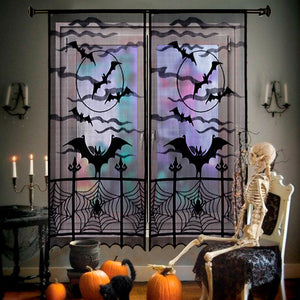 Halloween Lace Curtain